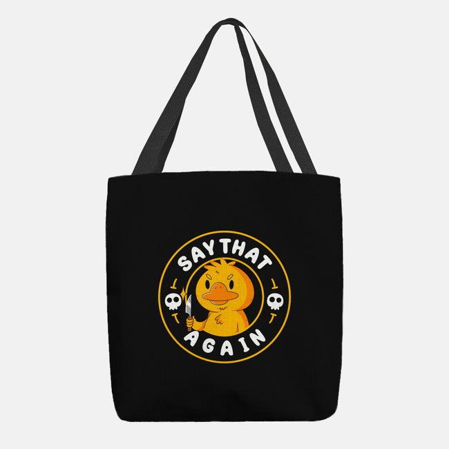 Say That Again-None-Basic Tote-Bag-Tri haryadi