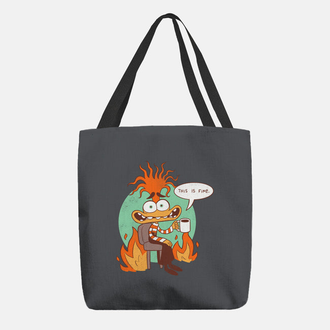 Anxiety Is Fine-None-Basic Tote-Bag-paulagarcia