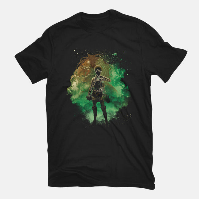 Soul Of The Attack Titan-Womens-Fitted-Tee-Donnie