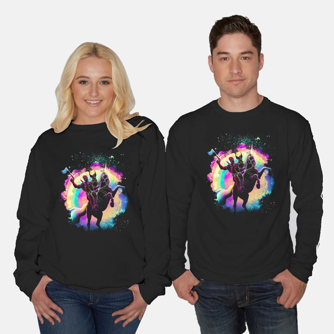 Merc Unicorn-Unisex-Crew Neck-Sweatshirt-Donnie