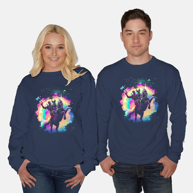 Merc Unicorn-Unisex-Crew Neck-Sweatshirt-Donnie