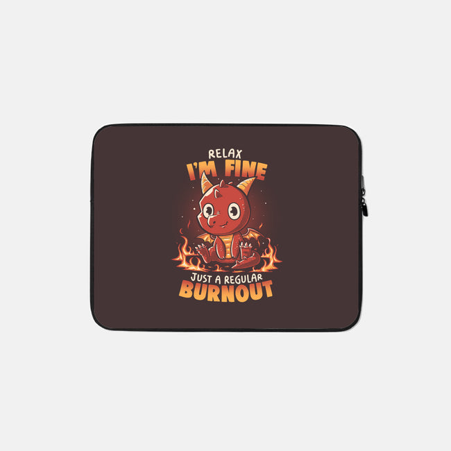 Burnout Dragon-None-Zippered-Laptop Sleeve-koalastudio