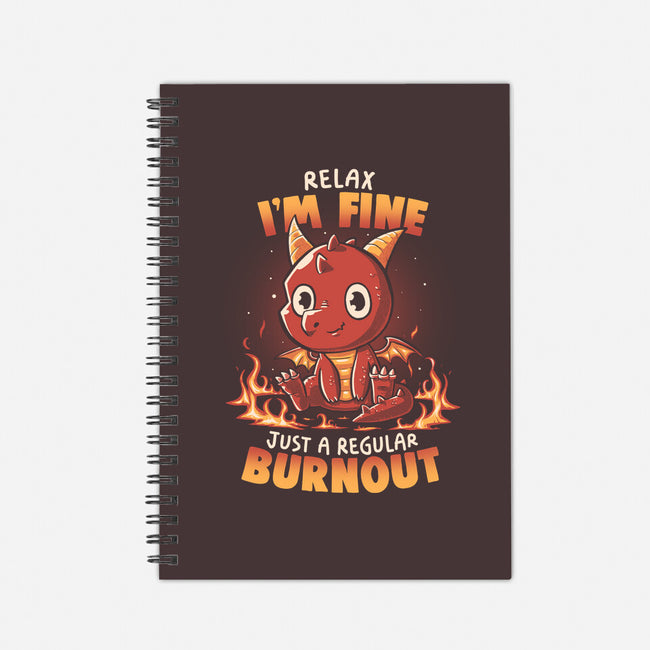 Burnout Dragon-None-Dot Grid-Notebook-koalastudio