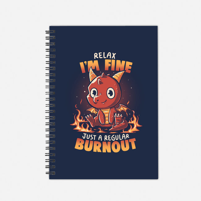 Burnout Dragon-None-Dot Grid-Notebook-koalastudio