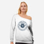 Vintage Driver-Womens-Off Shoulder-Sweatshirt-rocketman_art