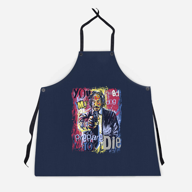 John Painting-Unisex-Kitchen-Apron-zascanauta