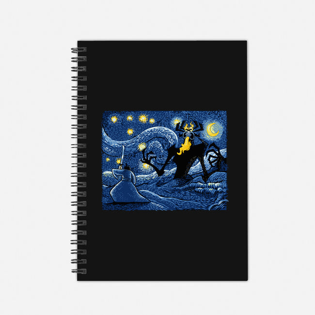 Starry Duel-None-Dot Grid-Notebook-daobiwan