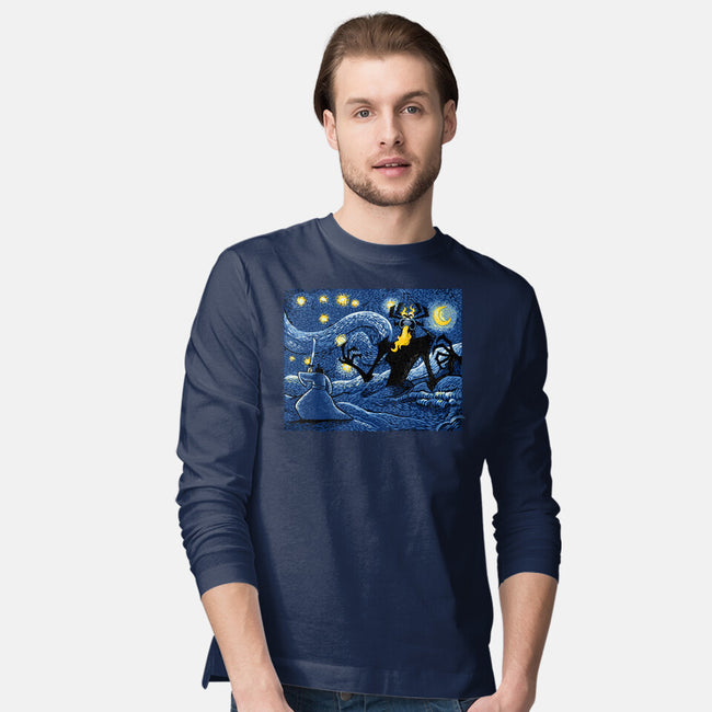 Starry Duel-Mens-Long Sleeved-Tee-daobiwan