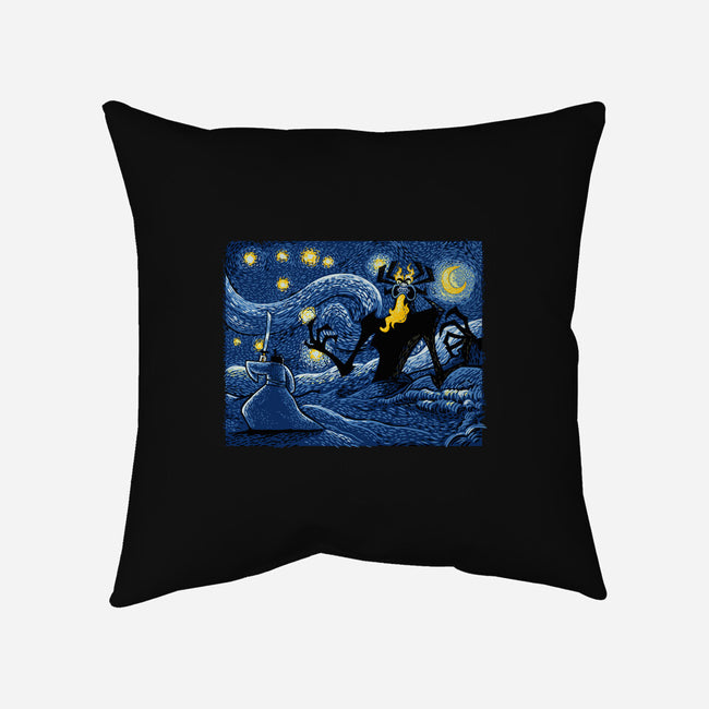 Starry Duel-None-Removable Cover-Throw Pillow-daobiwan