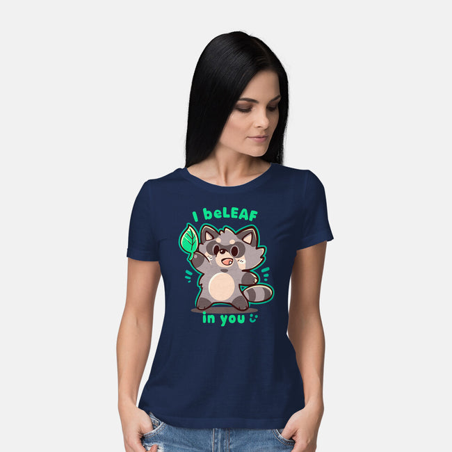 I Beleaf In You-Womens-Basic-Tee-TechraNova