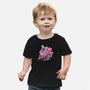 Pink Future Ahead Of Us-Baby-Basic-Tee-glitchygorilla