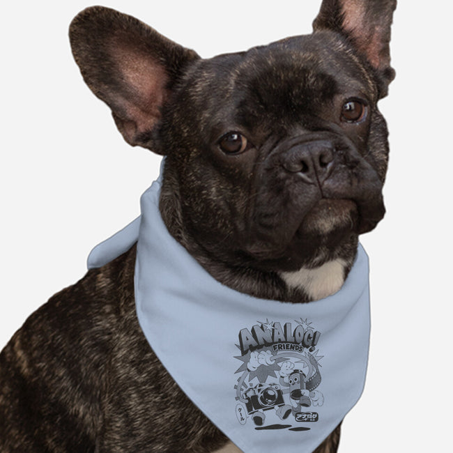 Analog Friends-Dog-Bandana-Pet Collar-ilustrata