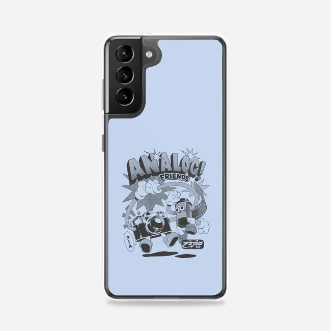 Analog Friends-Samsung-Snap-Phone Case-ilustrata