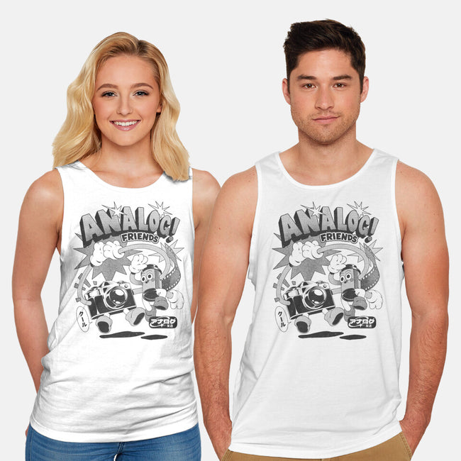 Analog Friends-Unisex-Basic-Tank-ilustrata