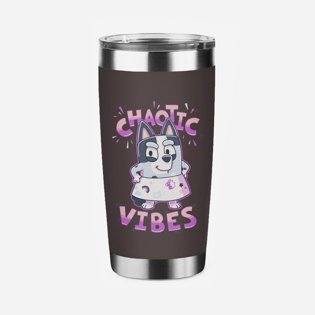 Chaotic Vibes-None-Stainless Steel Tumbler-Drinkware-Geekydog