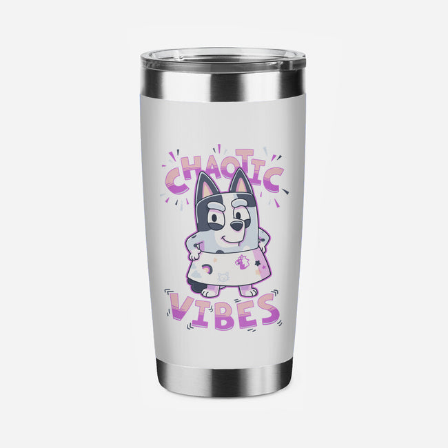 Chaotic Vibes-None-Stainless Steel Tumbler-Drinkware-Geekydog