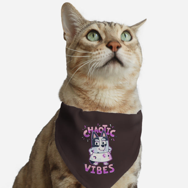 Chaotic Vibes-Cat-Adjustable-Pet Collar-Geekydog