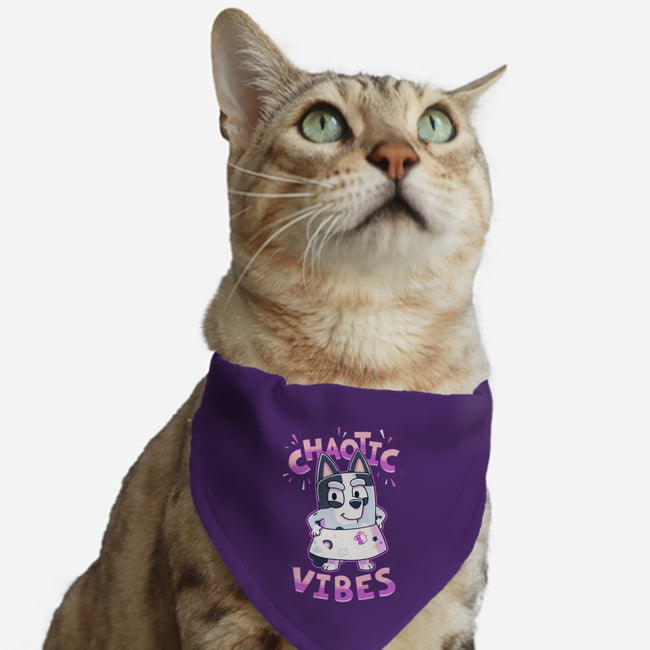 Chaotic Vibes-Cat-Adjustable-Pet Collar-Geekydog