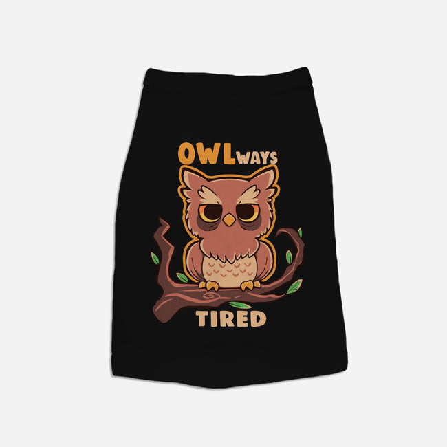 Owlways Tired-Cat-Basic-Pet Tank-TechraNova