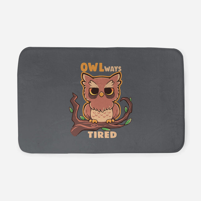 Owlways Tired-None-Memory Foam-Bath Mat-TechraNova