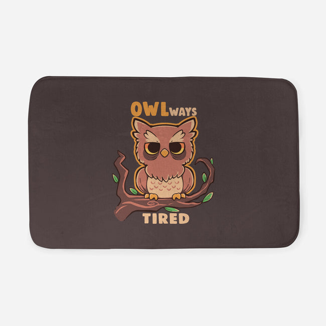 Owlways Tired-None-Memory Foam-Bath Mat-TechraNova