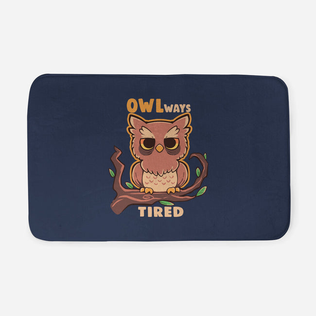 Owlways Tired-None-Memory Foam-Bath Mat-TechraNova