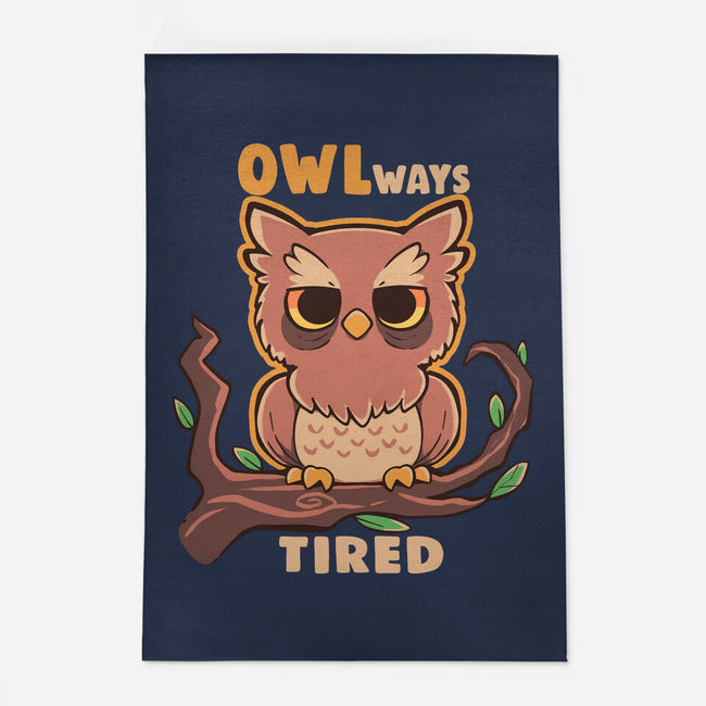 Owlways Tired-None-Indoor-Rug-TechraNova