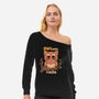 Owlways Tired-Womens-Off Shoulder-Sweatshirt-TechraNova