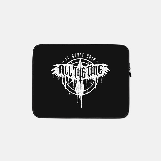 A Crow In The Rain-None-Zippered-Laptop Sleeve-demonigote