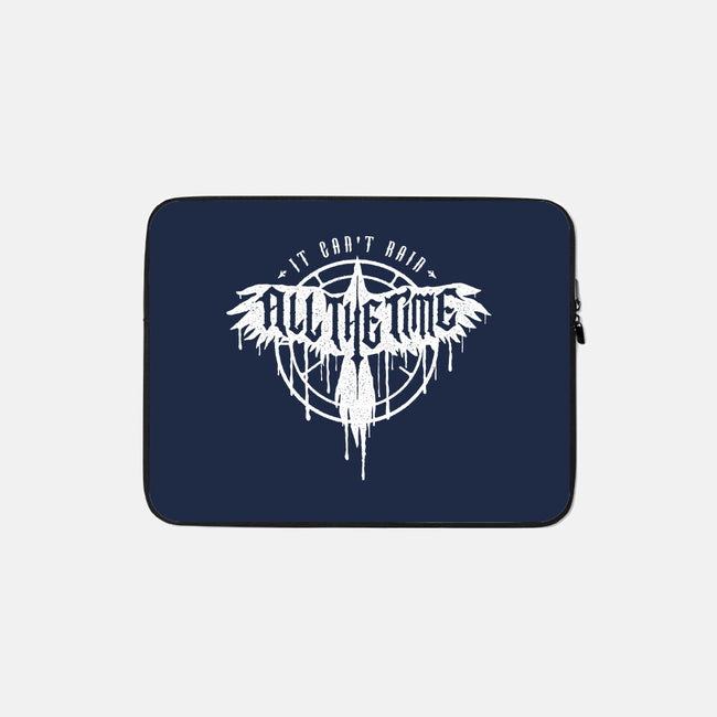 A Crow In The Rain-None-Zippered-Laptop Sleeve-demonigote