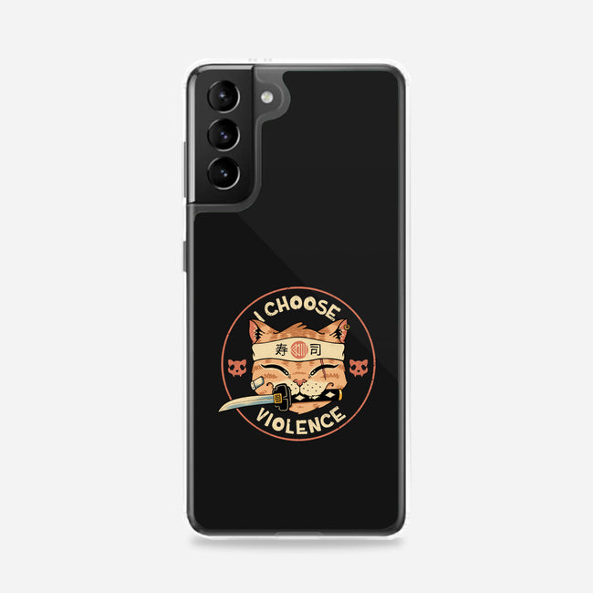 Fierce Meowster Cat-Samsung-Snap-Phone Case-vp021