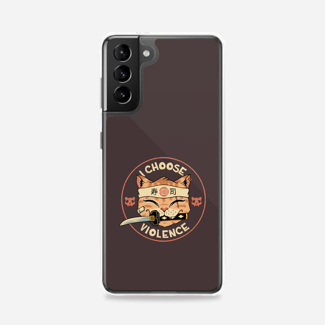 Fierce Meowster Cat-Samsung-Snap-Phone Case-vp021