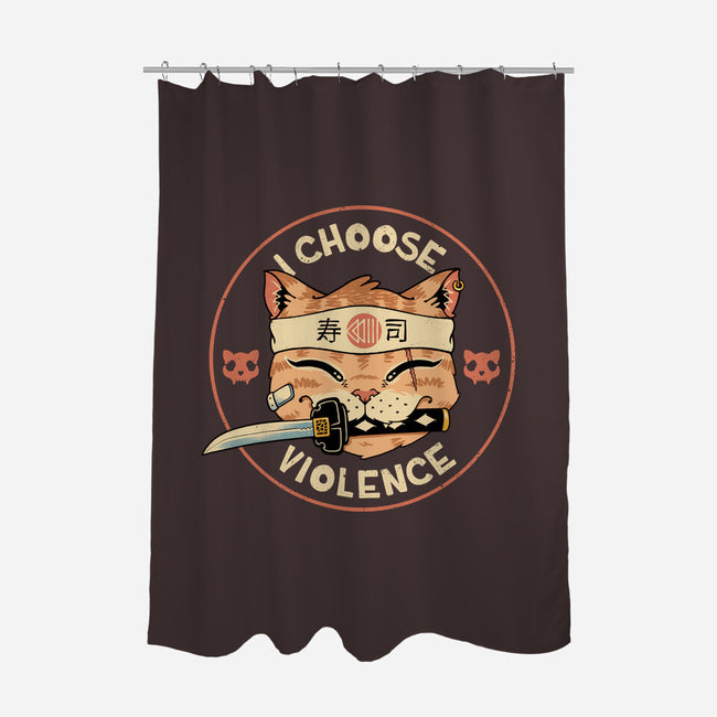 Fierce Meowster Cat-None-Polyester-Shower Curtain-vp021