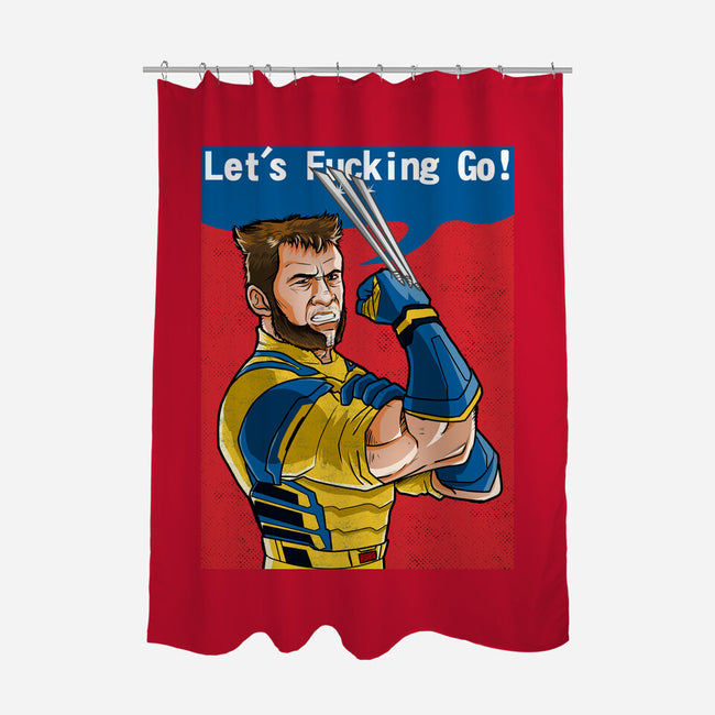 Since I'm Back-None-Polyester-Shower Curtain-Diego Oliver