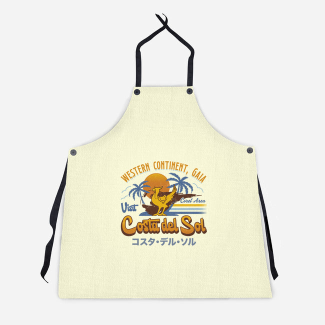 Costa Del Sol Vintage-Unisex-Kitchen-Apron-LAGELANTEE