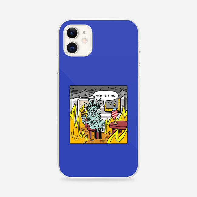 USA Is Fine-iPhone-Snap-Phone Case-demonigote