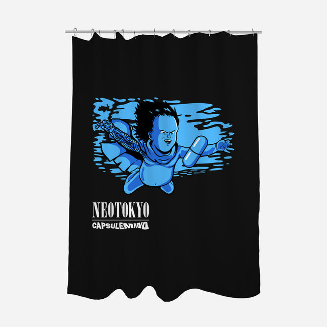 Neotokyo Capsulemind-None-Polyester-Shower Curtain-demonigote