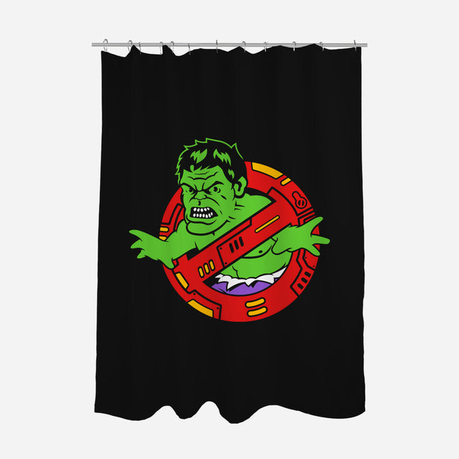 Hulkbuster-None-Polyester-Shower Curtain-demonigote