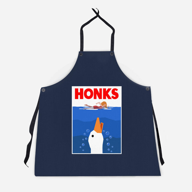 HONKS-Unisex-Kitchen-Apron-demonigote