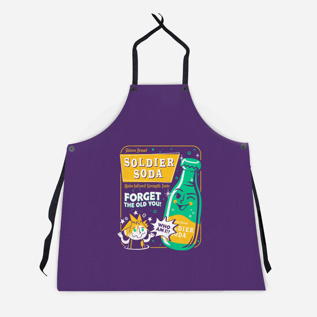 Soldier Soda-Unisex-Kitchen-Apron-Aarons Art Room