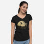 That's No Harvest Moon-Womens-V-Neck-Tee-kg07