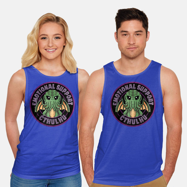 Emotional Support Cthulhu-Unisex-Basic-Tank-fanfreak1