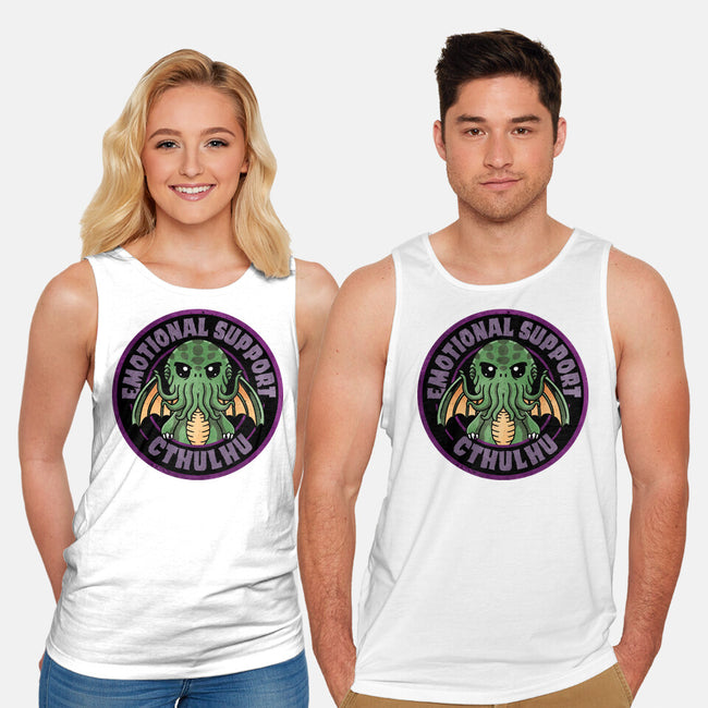 Emotional Support Cthulhu-Unisex-Basic-Tank-fanfreak1