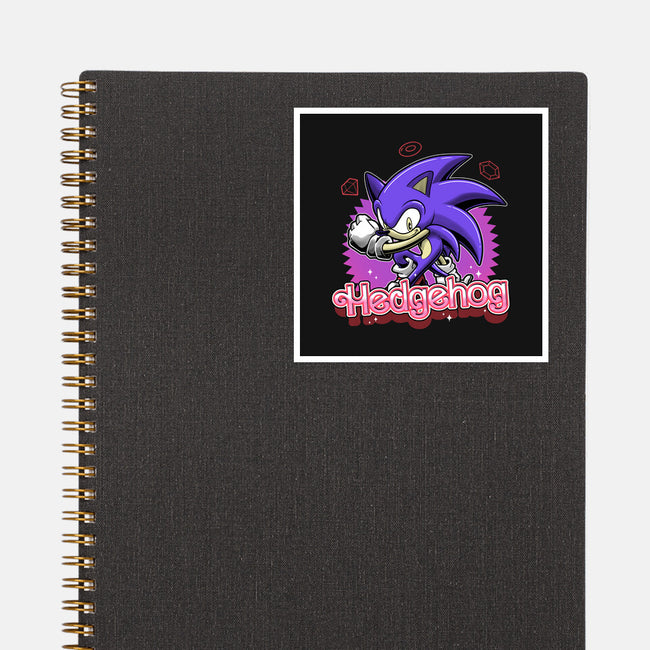 The Blue Hedgehog-None-Glossy-Sticker-Astrobot Invention