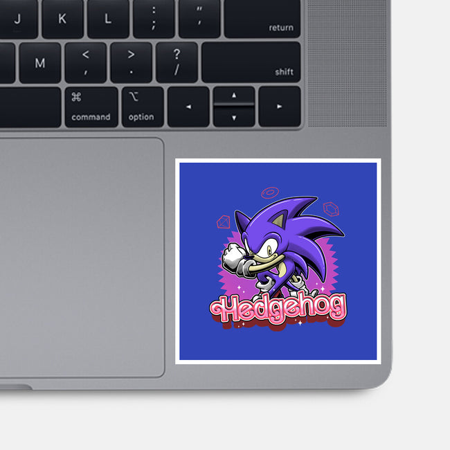 The Blue Hedgehog-None-Glossy-Sticker-Astrobot Invention