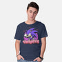 The Blue Hedgehog-Mens-Basic-Tee-Astrobot Invention