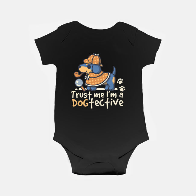 Dogtective Dachshund-Baby-Basic-Onesie-NemiMakeit