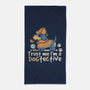 Dogtective Dachshund-None-Beach-Towel-NemiMakeit