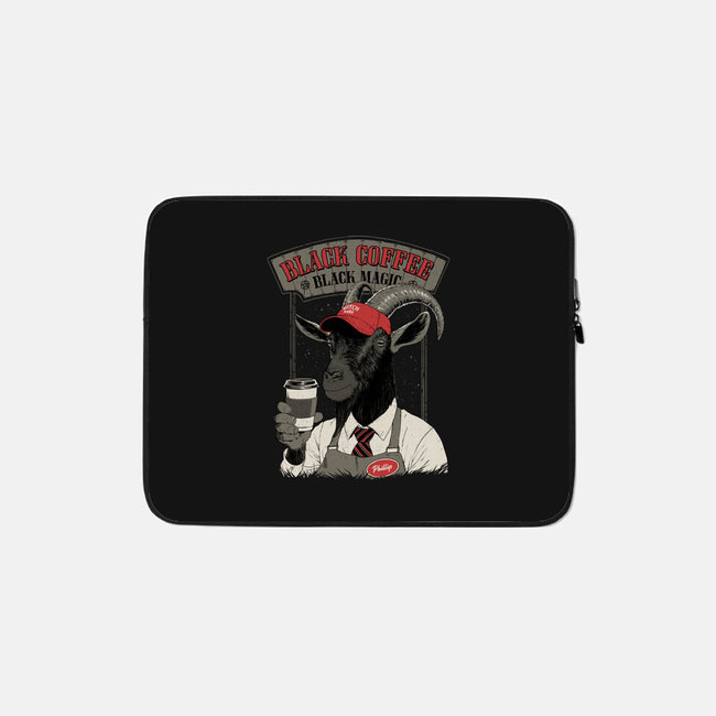 Black Coffee Barista-None-Zippered-Laptop Sleeve-Hafaell