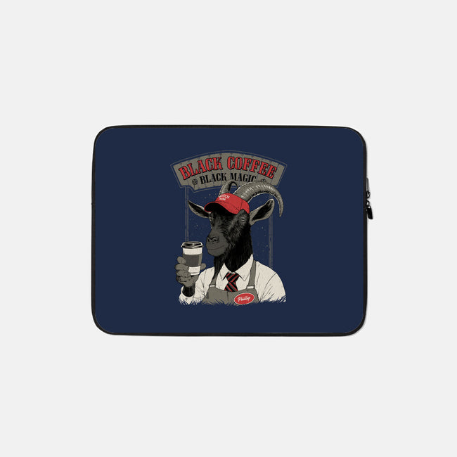 Black Coffee Barista-None-Zippered-Laptop Sleeve-Hafaell